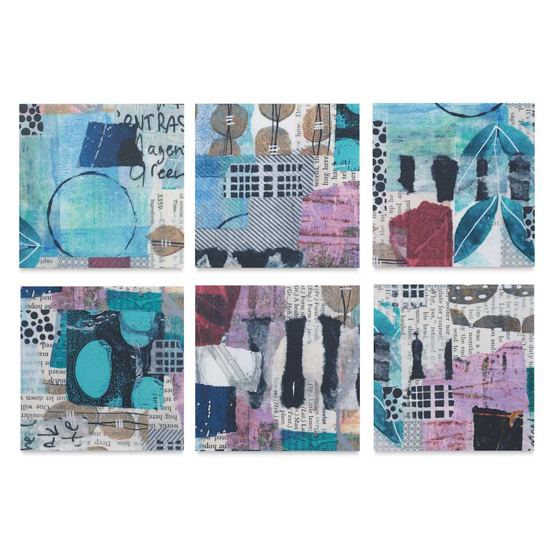 Open in modal - Yasutomo Karen Elaine Origami Paper Collage Pack - Composition, Pkg of 24, front of packaging