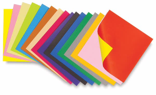 Open in modal - Aitoh Double-Sided Origami Papers - Package of 36 sheets fanned to show colors