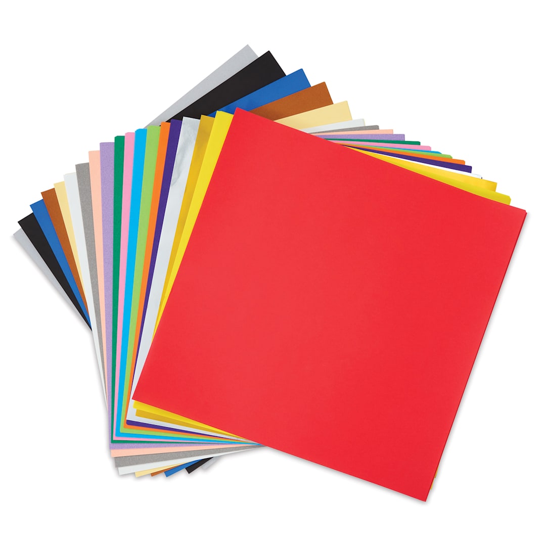 Open in modal - Aitoh Basic Origami Pack - 9-3/4" x 9-3/4", Pkg of 100 Sheets