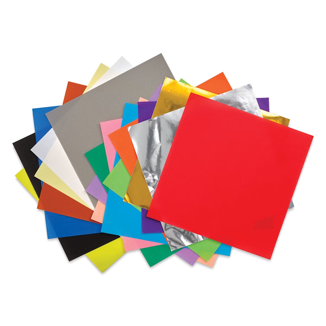 Open in modal - Aitoh Basic Origami Pack - 7" x 7", Pkg of 500 Sheets