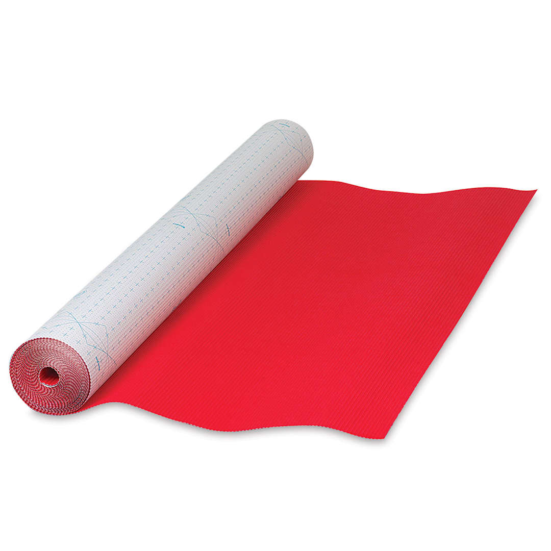 Open in modal - Corrugated Paper - 48" x 25 ft, Flame Red, Roll