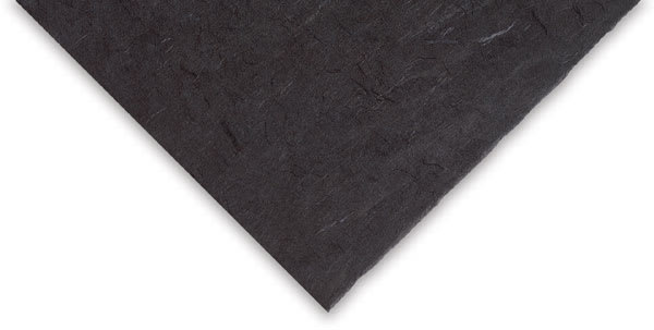 Open in modal - Black Ink Thai Unryu - 25'' x 37'', Black