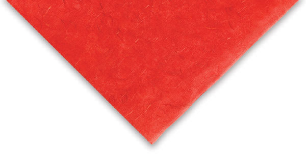 Open in modal - Black Ink Thai Unryu - 25'' x 37'', Red