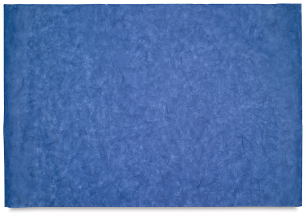 Open in modal - Black Ink Thai Unryu - 25'' x 37'', Royal Blue