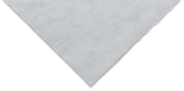 Open in modal - Black Ink Thai Unryu - 25'' x 37'', Blue Chiffon