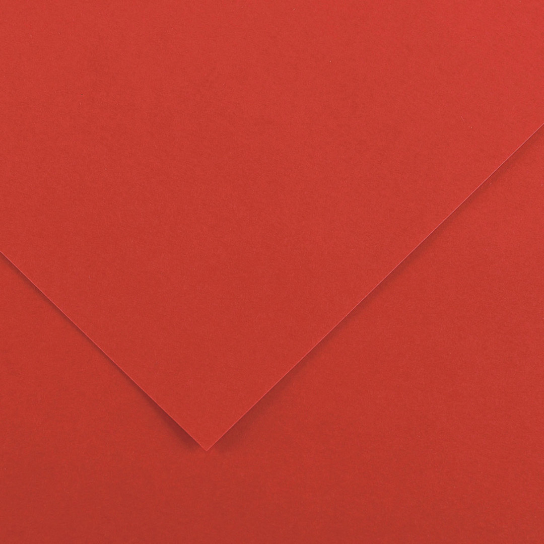 Open in modal - Canson Colorline Art Paper - 19" x 25", 150 gsm, Red