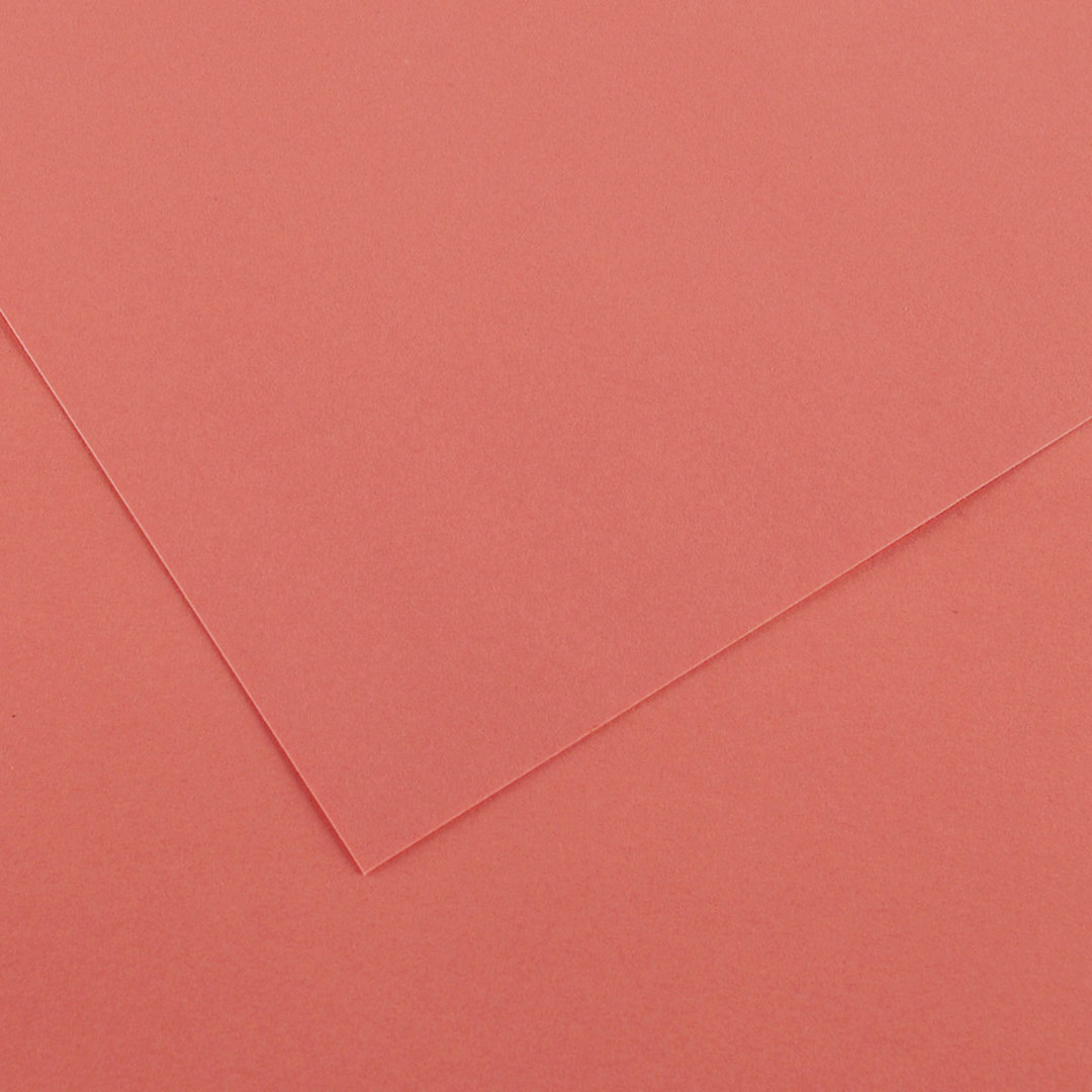 Open in modal - Canson Colorline Art Paper - 19" x 25", 300 gsm, Coral