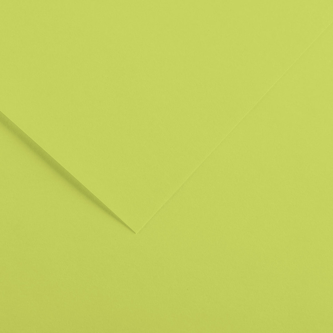 Open in modal - Canson Colorline Art Paper - 19" x 25", 150 gsm, Lime Green