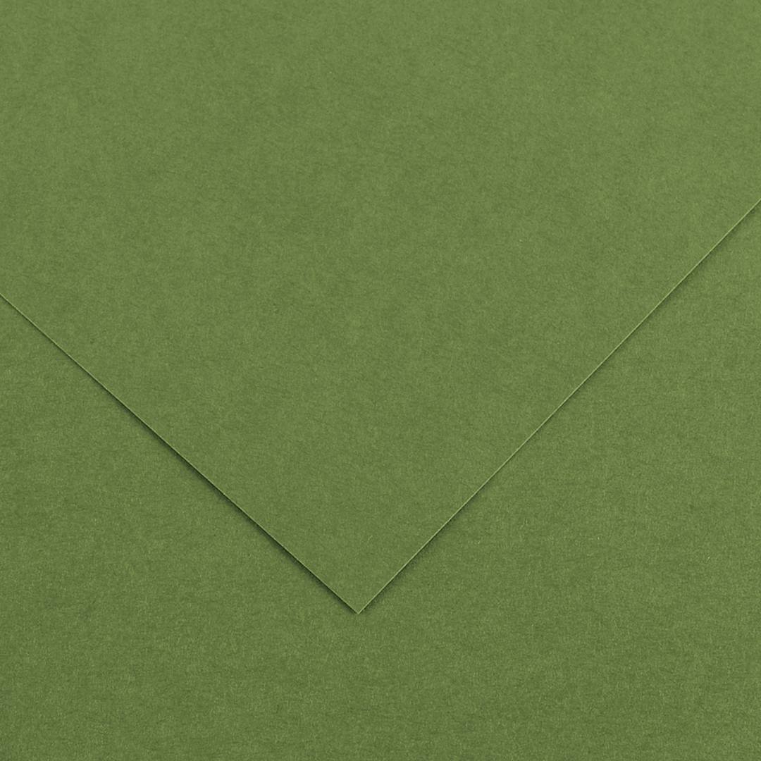 Open in modal - Canson Colorline Art Paper - 19" x 25", 300 gsm, Khaki Green