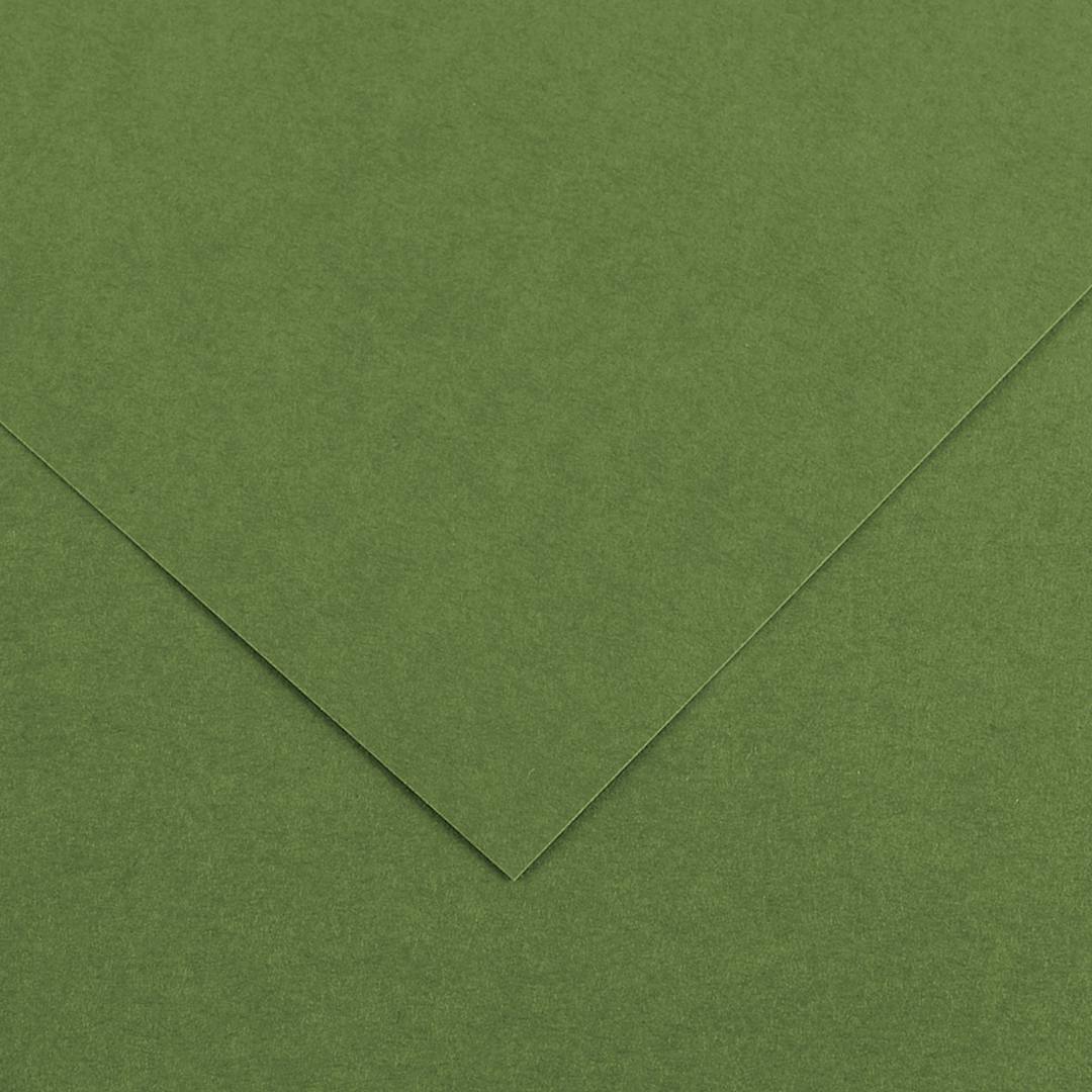 Open in modal - Canson Colorline Art Paper - 19" x 25", 150 gsm, Khaki Green