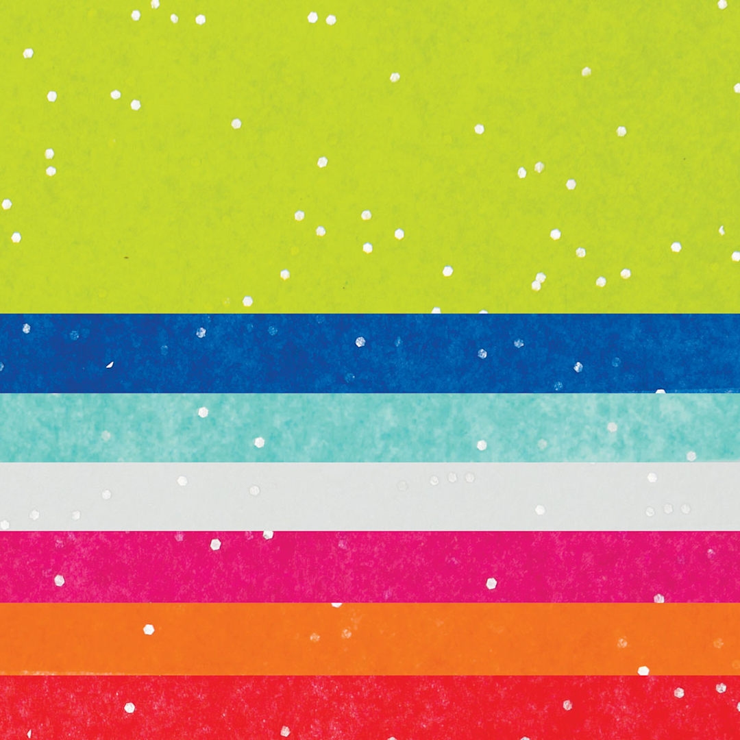 Open in modal - Spectra Kolorfast Tissue - Assorted sheets shown from Glitter sheet package
