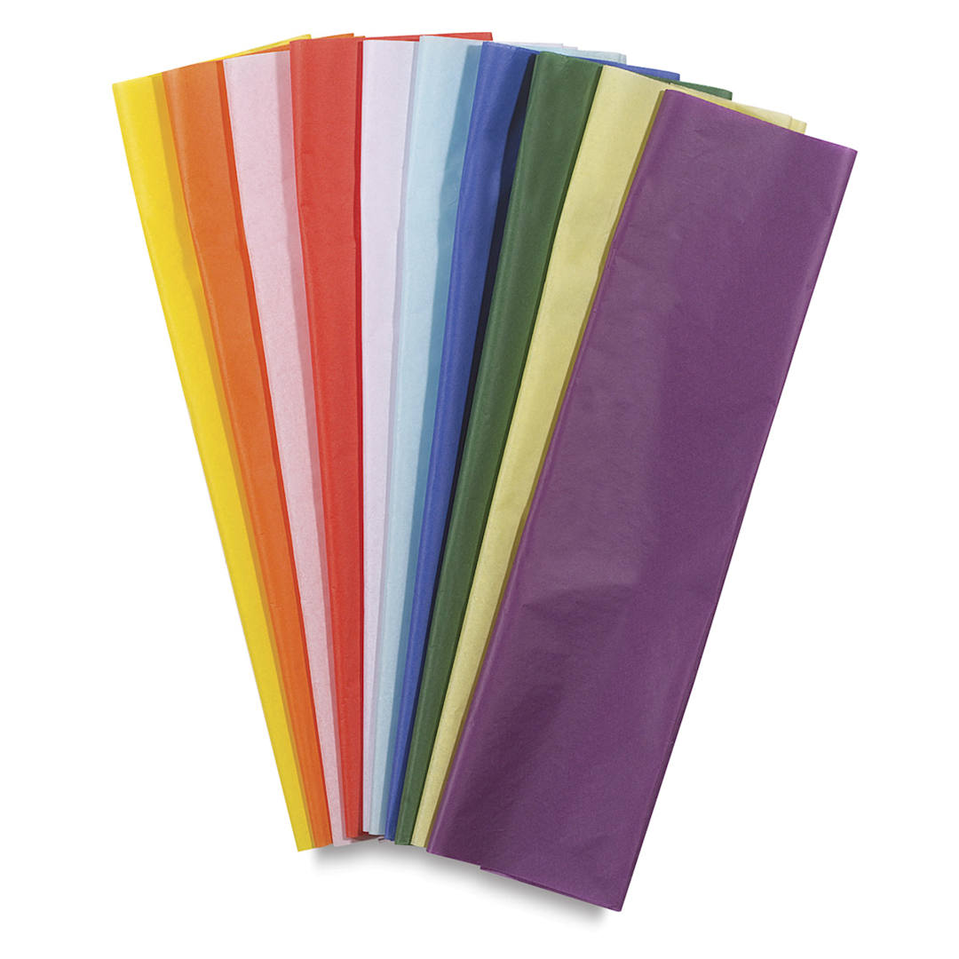 Open in modal - Spectra Kolorfast Tissue - Assorted sheets shown from 50 sheet package