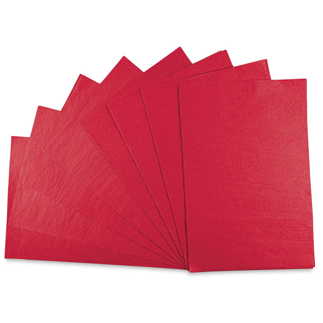 Open in modal - Blick Art Tissue - 12" x 18", Scarlet, 50 Sheets