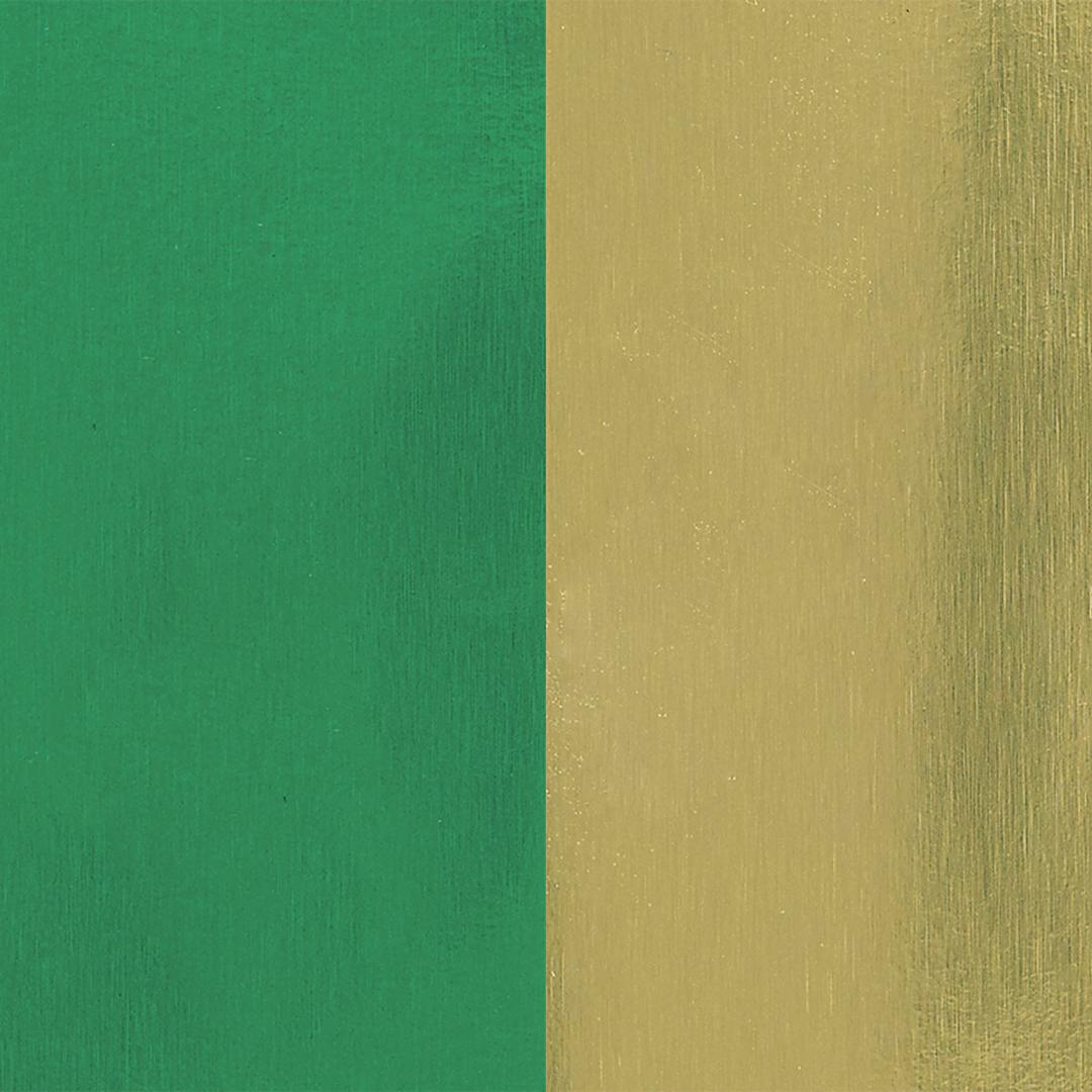 Open in modal - Folia Alu Foil Rolls - Both sides of Green and Gold Foil shown