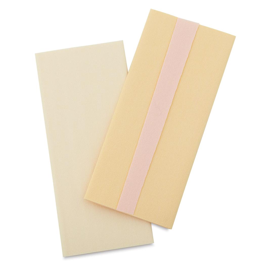 Open in modal - Lia Griffith Crepe Paper - Both sides of Pkg of 2 Sheets of Blush Color paper shown
