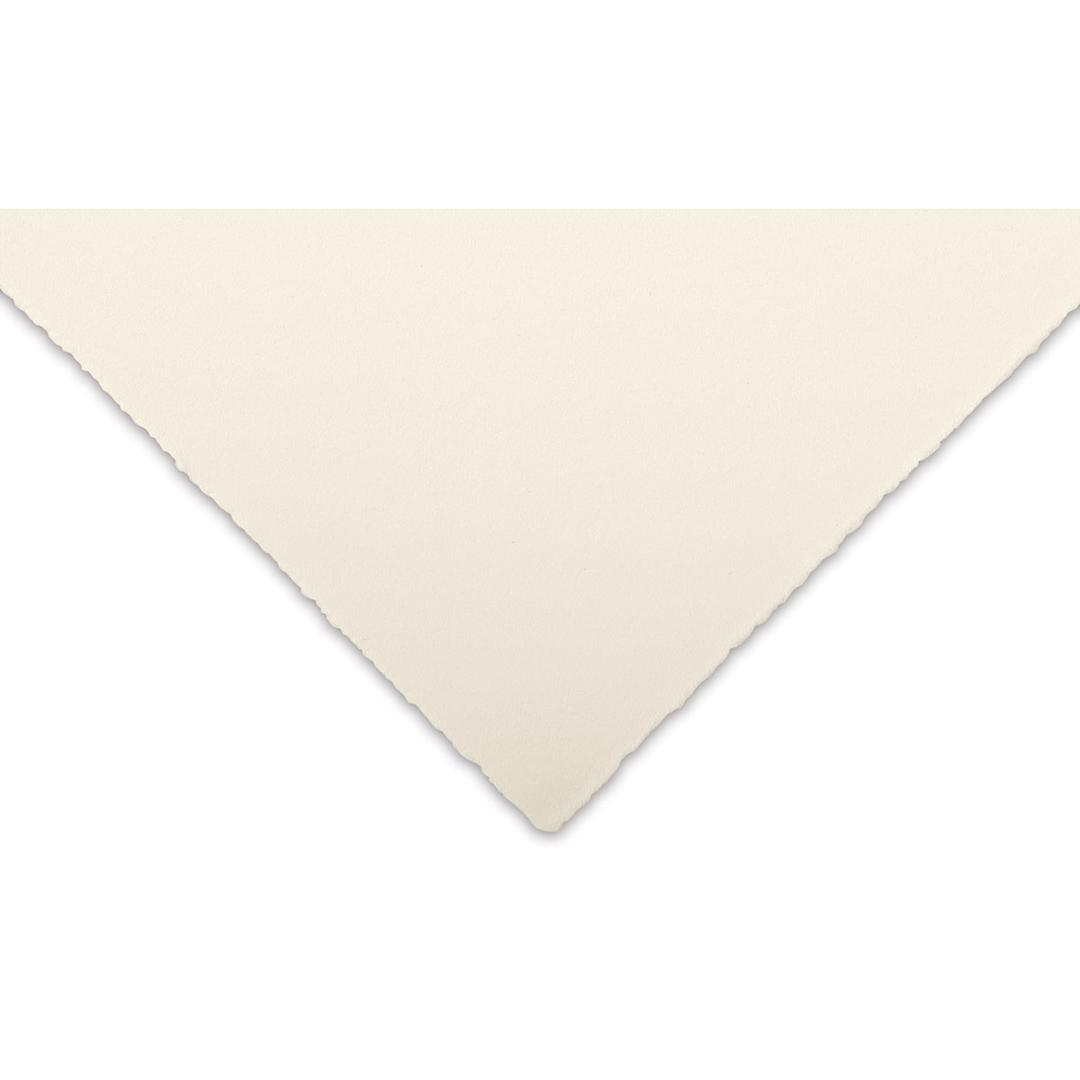 Open in modal - Awagami Bamboo Select Paper - Closeup of corner to show color and texture
