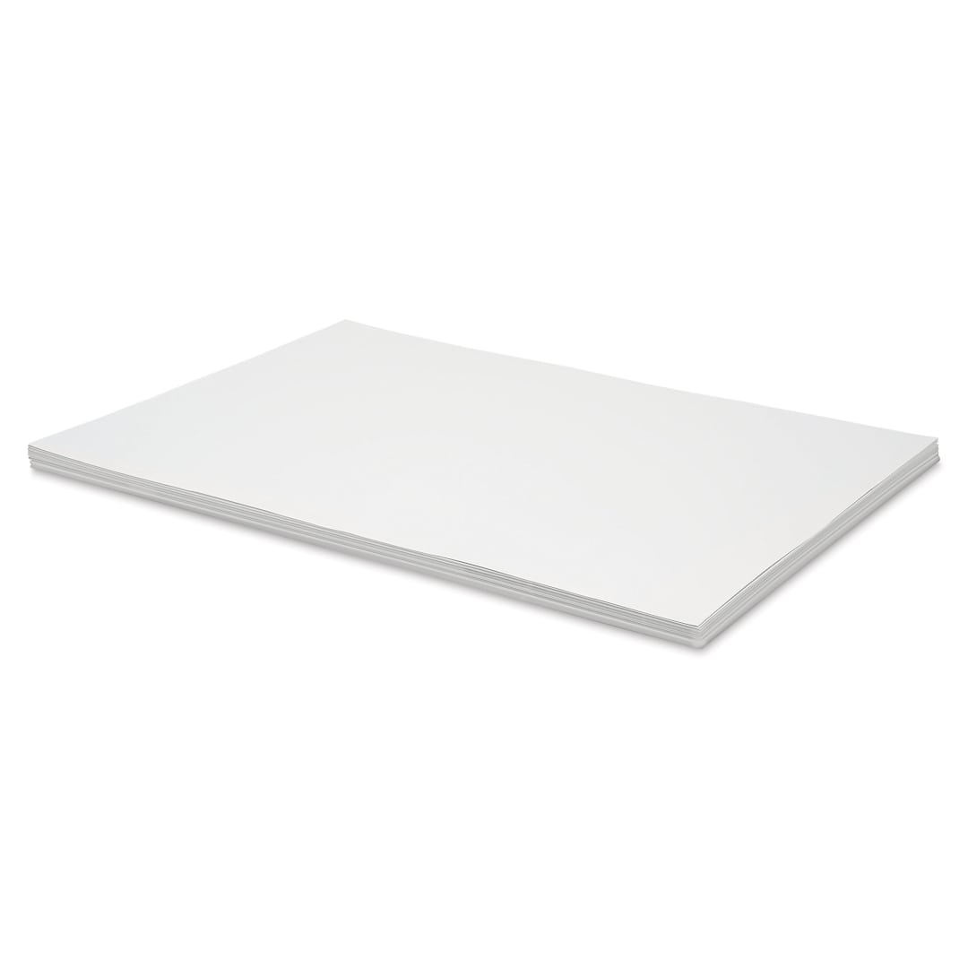 Open in modal - Blick Premium Cardstock - 18" x 24", White, Pkg of 50