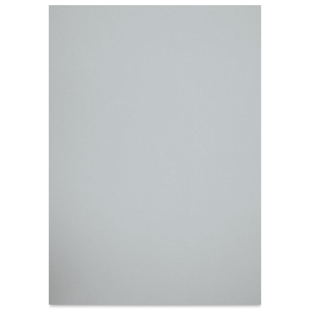 Open in modal - Blick Premium Cardstock - 19-1/2" x 27-1/2", Light Gray, Single Sheet (full sheet)