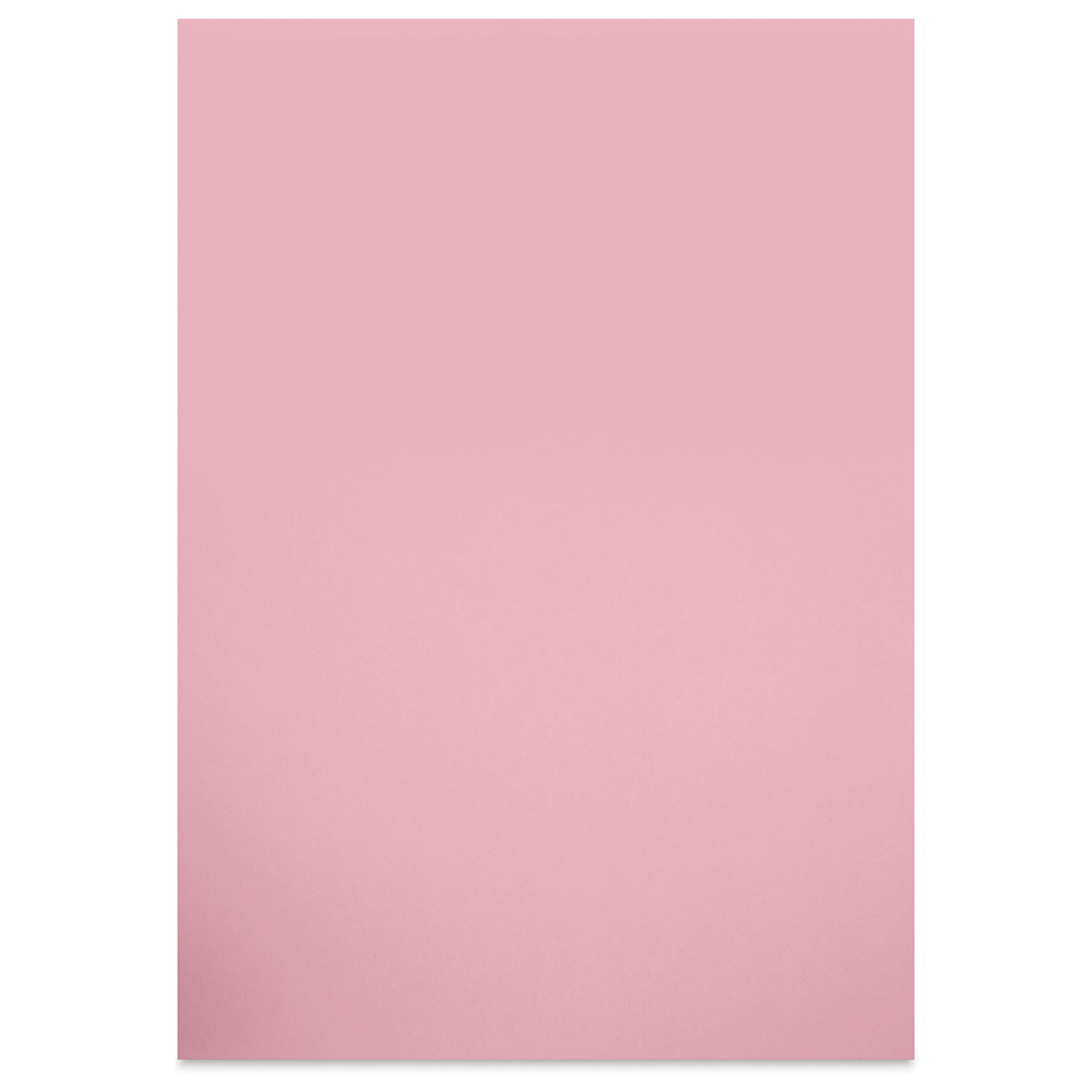 Open in modal - Blick Premium Cardstock - 19-1/2" x 27-1/2", Pink, Single Sheet