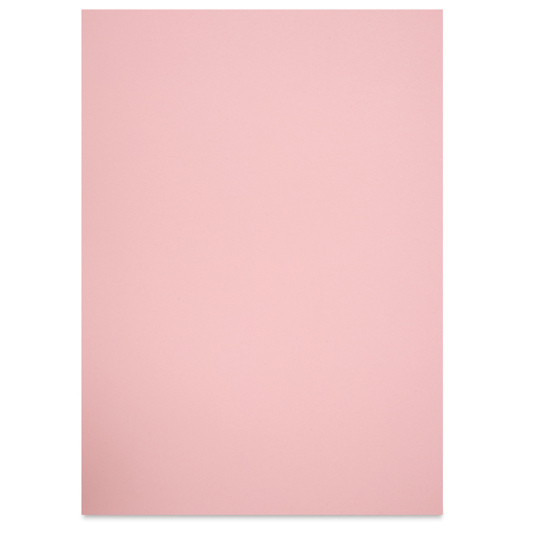 Open in modal - Blick Premium Cardstock - 19-1/2" x 27-1/2", Light Pink, Single Sheet (full sheet)