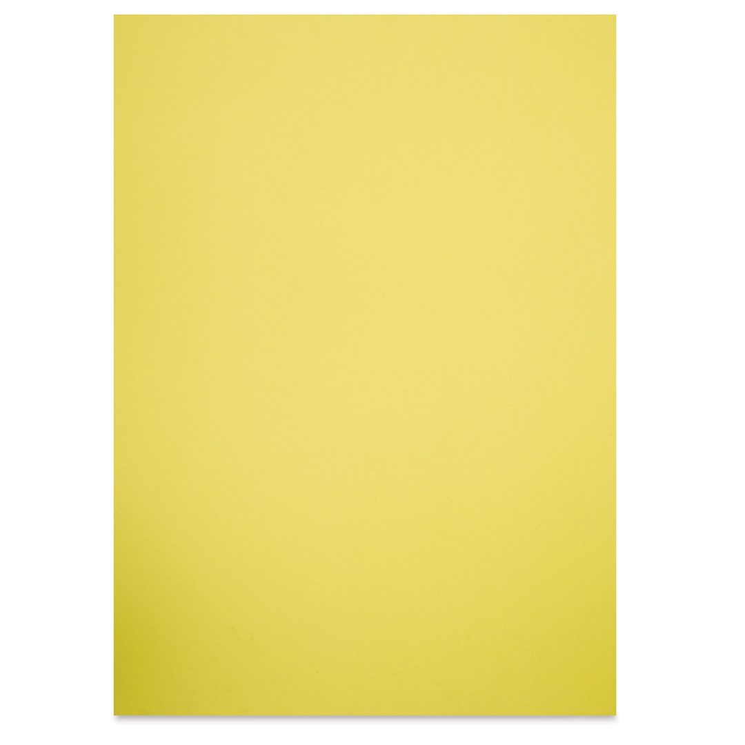 Open in modal - Blick Premium Cardstock - 19-1/2" x 27-1/2", Banana Yellow, Single Sheet (full sheet)