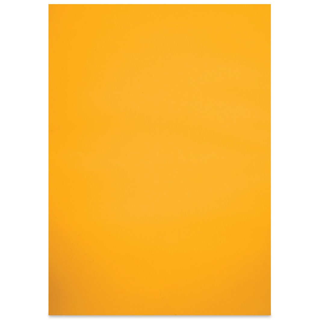 Open in modal - Blick Premium Cardstock - 19-1/2" x 27-1/2", Deep Yellow, Single Sheet (full sheet)