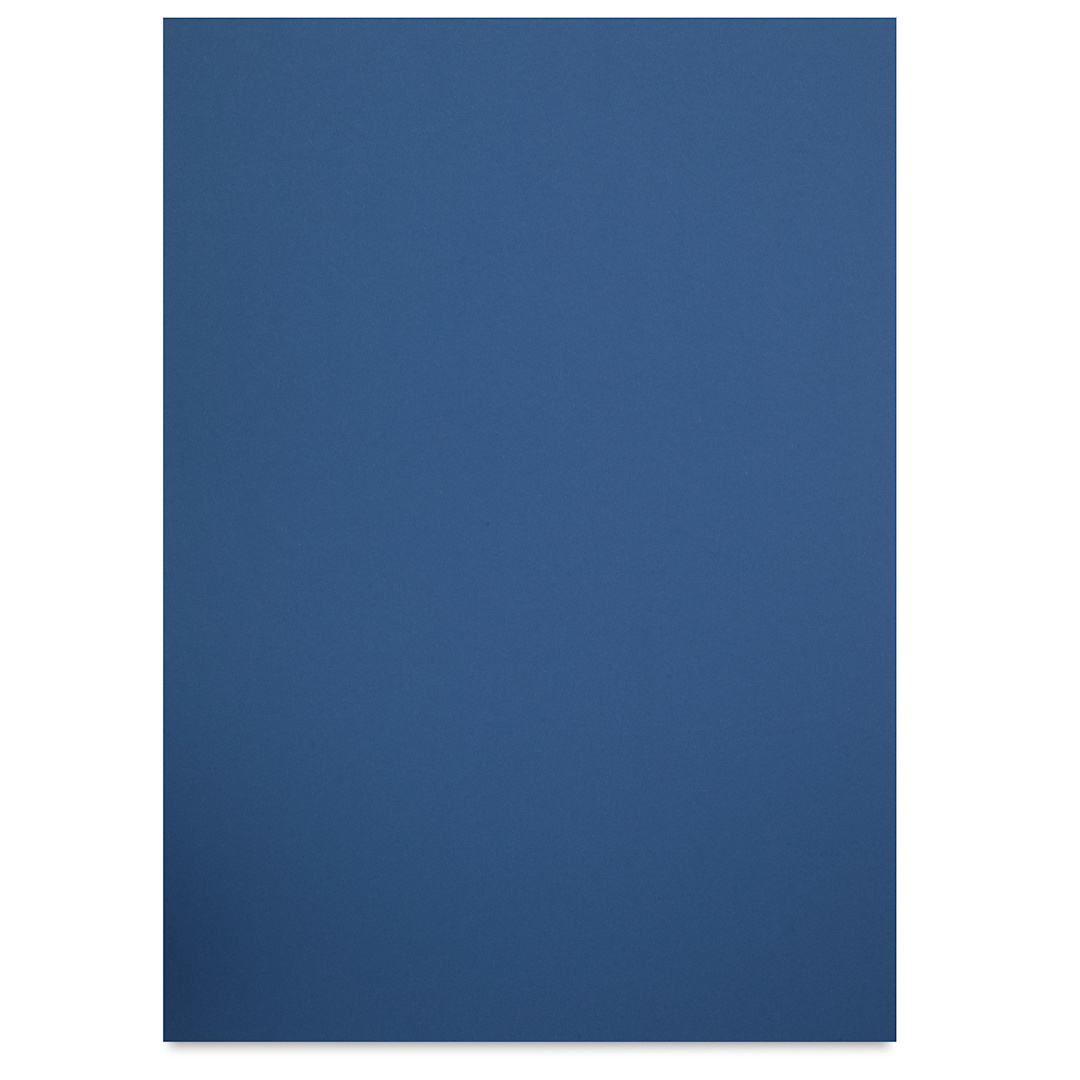 Open in modal - Blick Premium Cardstock - 19-1/2" x 27-1/2", Royal Blue, Single Sheet (full sheet)