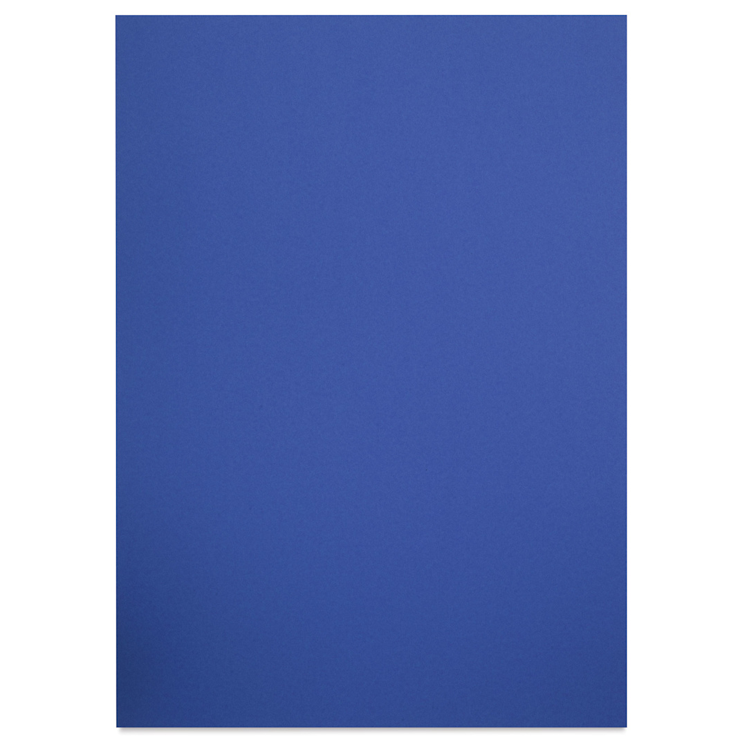 Open in modal - Blick Premium Cardstock - 19-1/2" x 27-1/2", Ultramarine Blue, Single Sheet (full sheet)