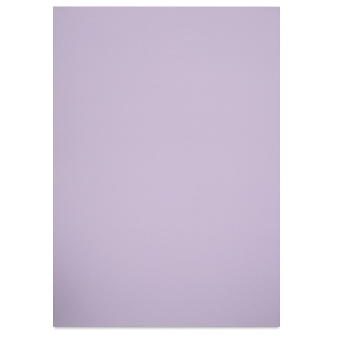 Open in modal - Blick Premium Cardstock - 19-1/2" x 27-1/2", Pale Lilac, Single Sheet (full sheet)