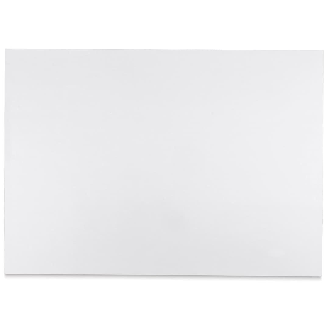 Open in modal - Blick Premium Construction Paper - 19-1/2" x 27-1/2", White, Single Sheet
