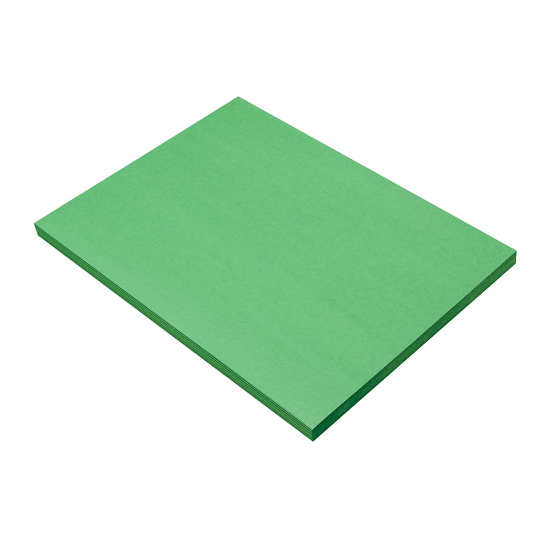 Open in modal - Pacon SunWorks Construction Paper, 50 Sheets, 9 in x 12 in, Holiday Green