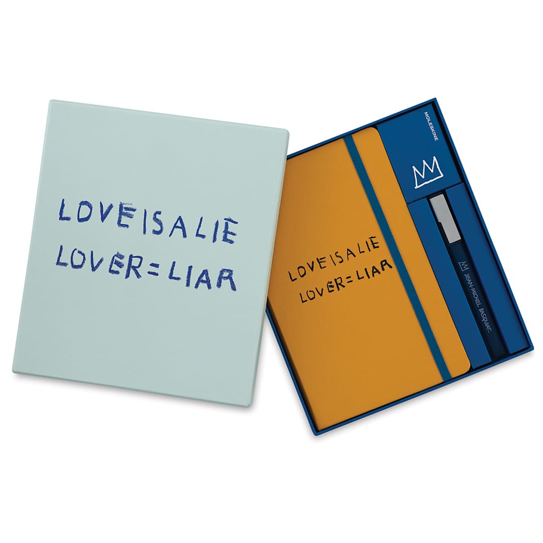Open in modal - Moleskine Jean-Michel Basquiat Notebooks and Collector's Box