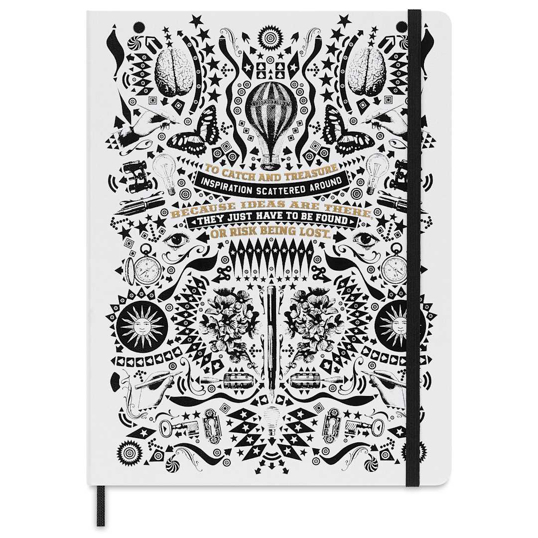 Open in modal - Moleskine Lorenzo Petrantoni Ruled Notebook (front cover)