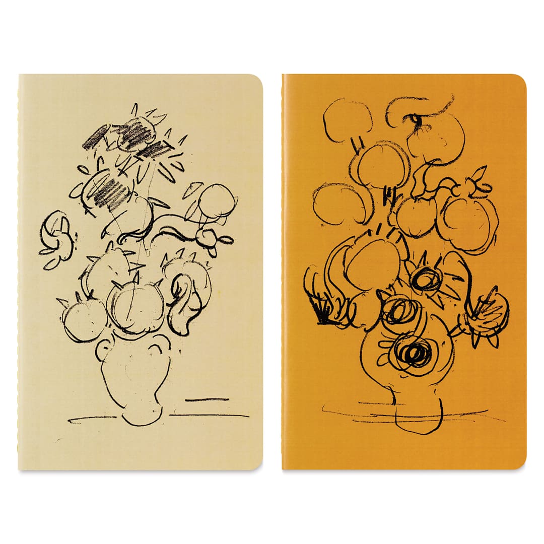 Open in modal - Moleskine Limited Edition Van Gogh Cahier Journals, front covers