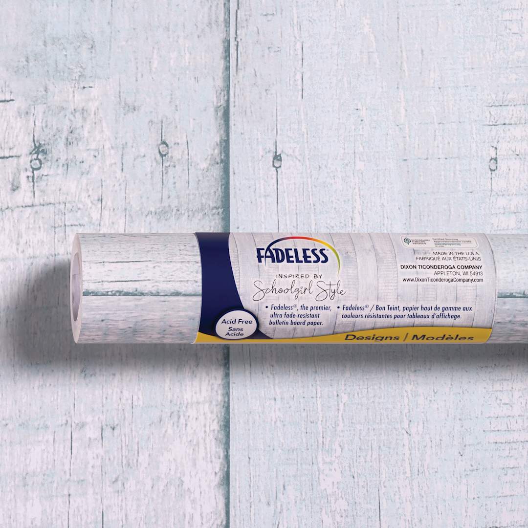 Open in modal - Fadeless Schoolgirl Style Bulletin Paper - Southern Charm, 47-1/4" x 50' Roll in packaging