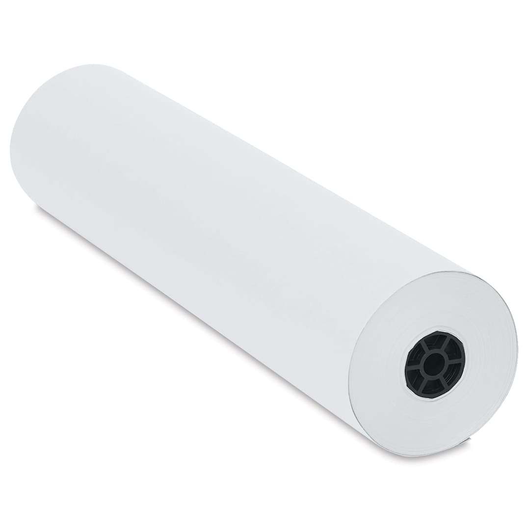 Open in modal - Pacon Tru-Ray Art Paper - 36" x 500 ft, White, Roll
