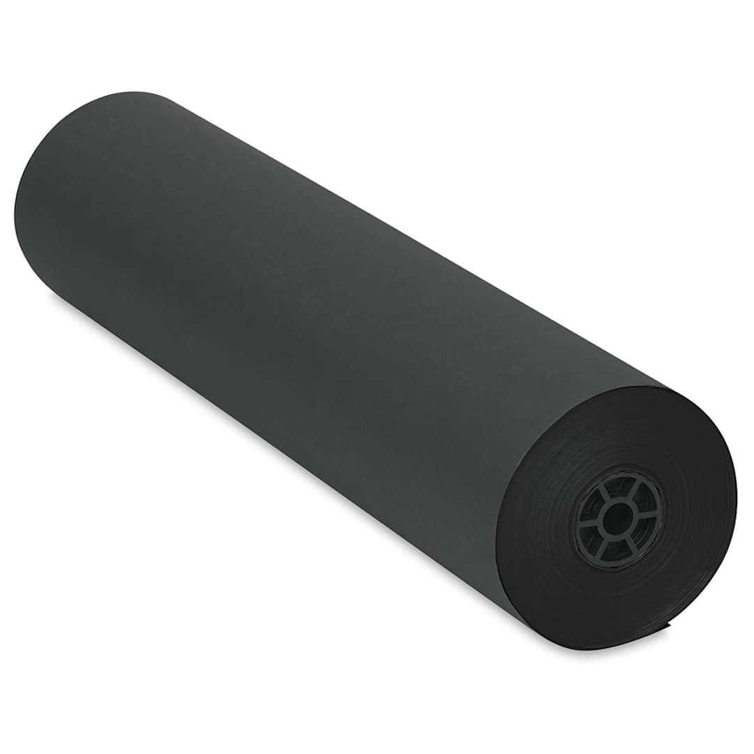 Open in modal - Pacon Decorol Art Paper - 36" x 500 ft, Black, Roll