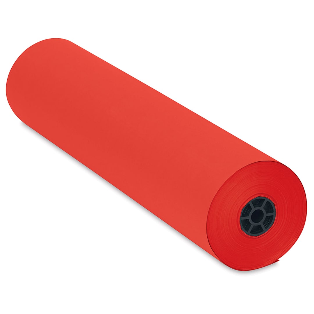 Open in modal - Pacon Tru-Ray Art Paper - 36" x 500 ft, Festive Red, Roll