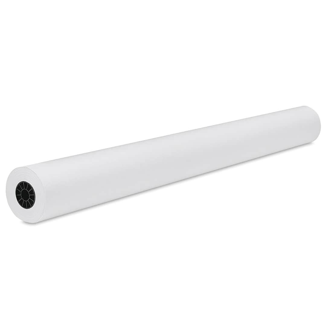 Open in modal - Rainbow Duo-Finish Economy Kraft Paper - 48" x 200 ft, White