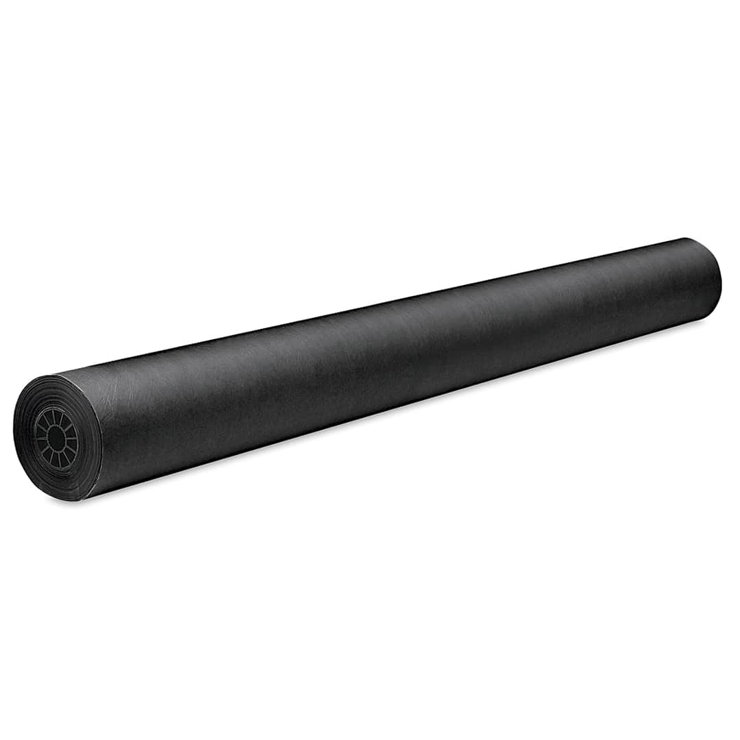 Open in modal - Rainbow Duo-Finish Economy Kraft Paper - 48" x 200 ft, Black