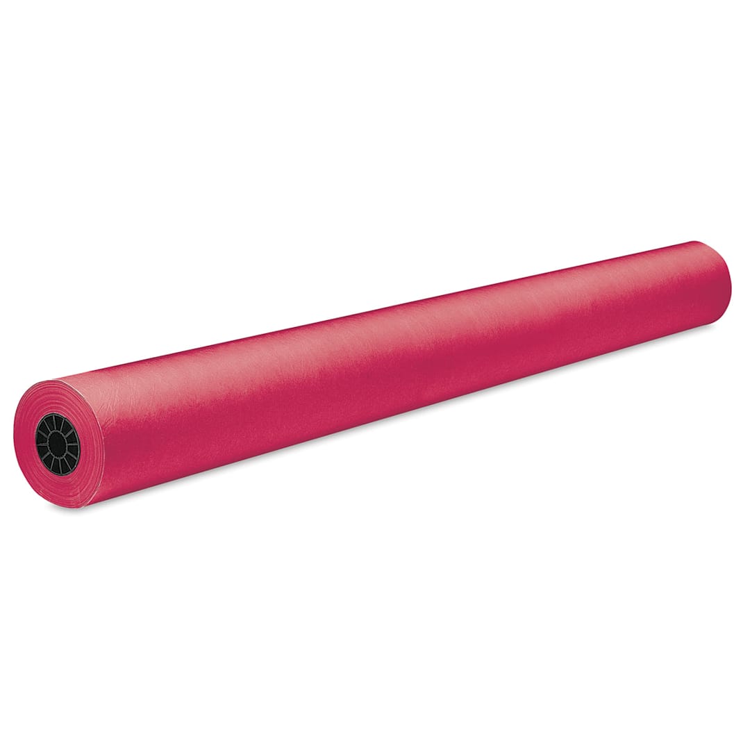 Open in modal - Rainbow Duo-Finish Economy Kraft Paper - 48" x 200 ft, Red