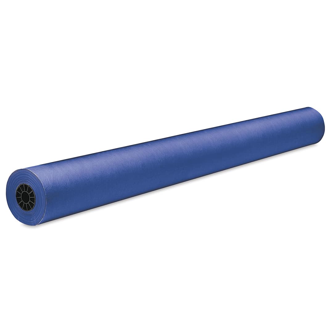 Open in modal - Rainbow Duo-Finish Economy Kraft Paper - 48" x 200 ft, Dark Blue