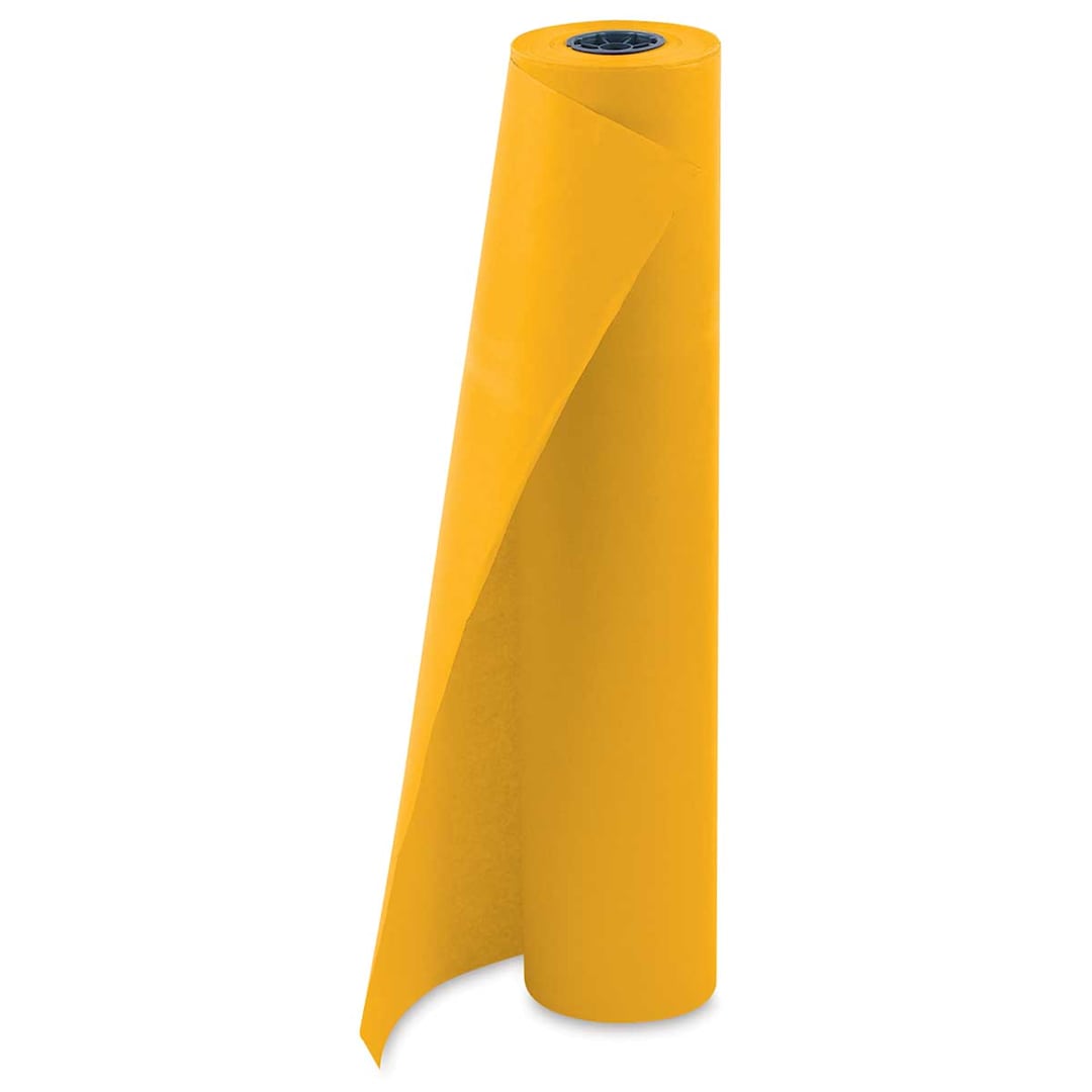 Open in modal - Pacon Decorol Flame Retardant Paper Roll - 36" x 1000 ft, Gold