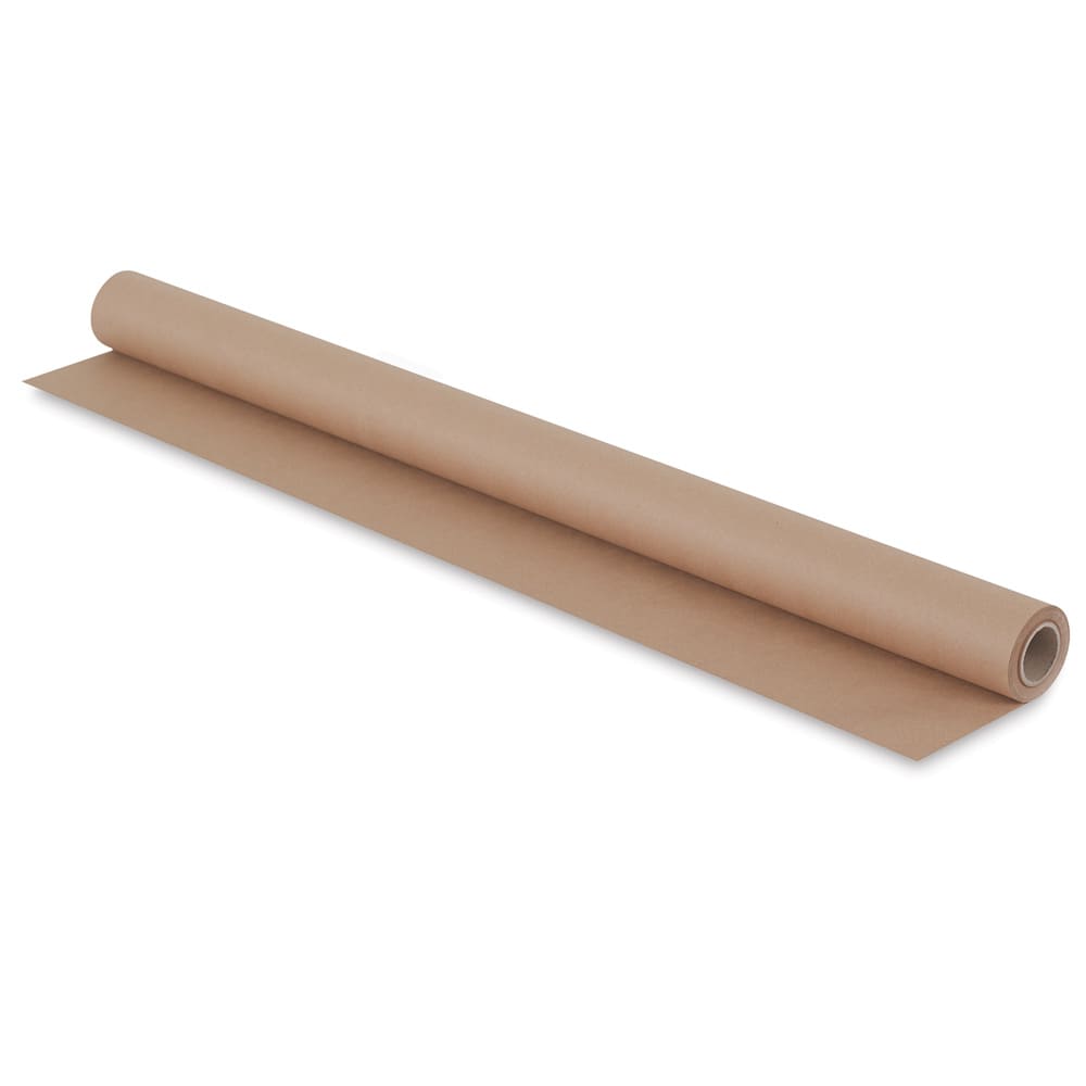 Open in modal - Borden & Riley Kraft Paper Roll - 36" x 10 yds at right angle, slightly unrolled