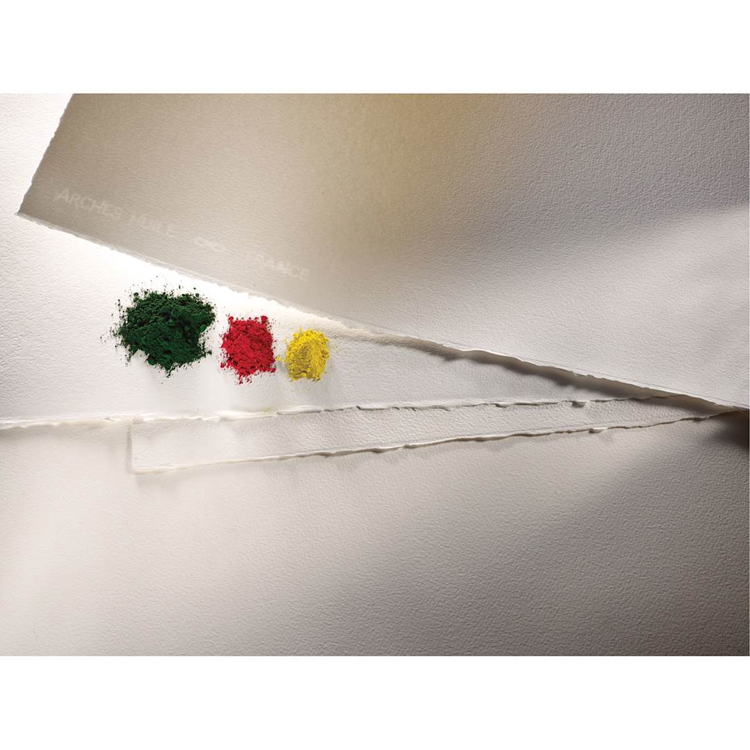 Open in modal - Arches Oil Paper - 16'' x 20'', Single Sheet, 140lb (300 gsm)
