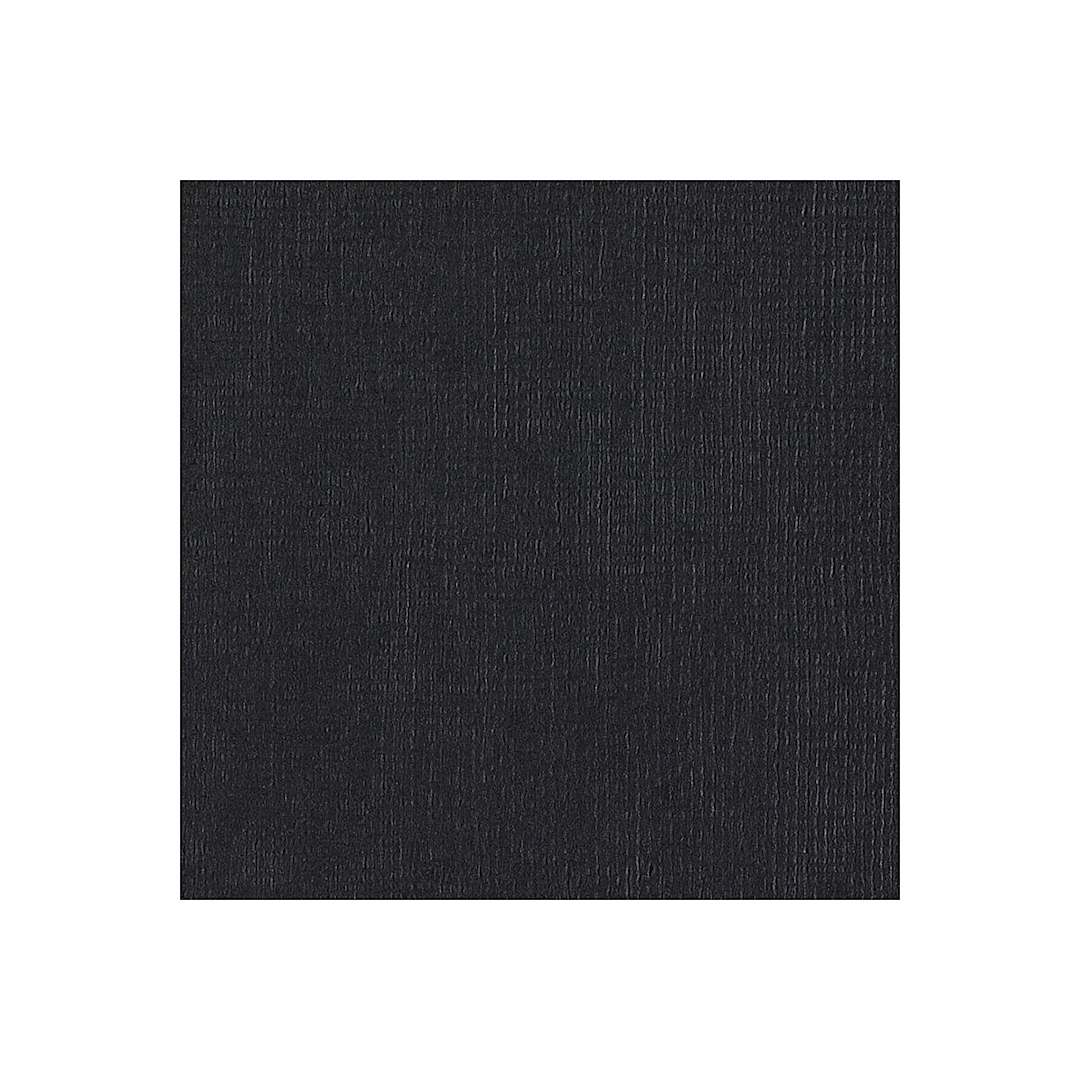 Open in modal - American Crafts Textured Cardstock - Full sheet of Black cardstock