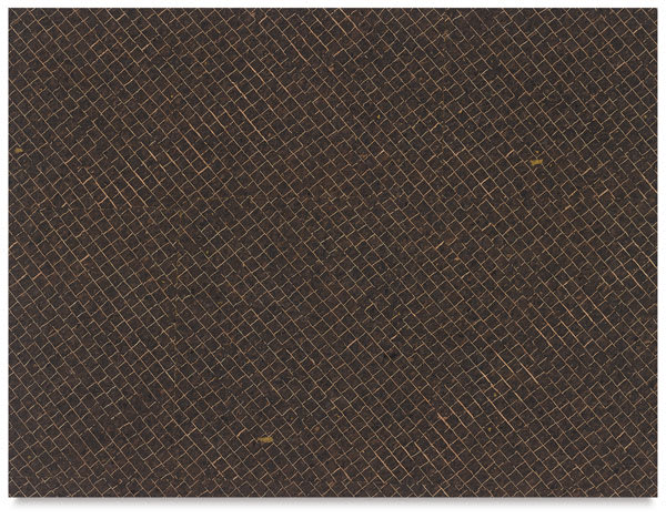 Open in modal - Corkskin Paper - Full sheet of dark brown alligator texture paper