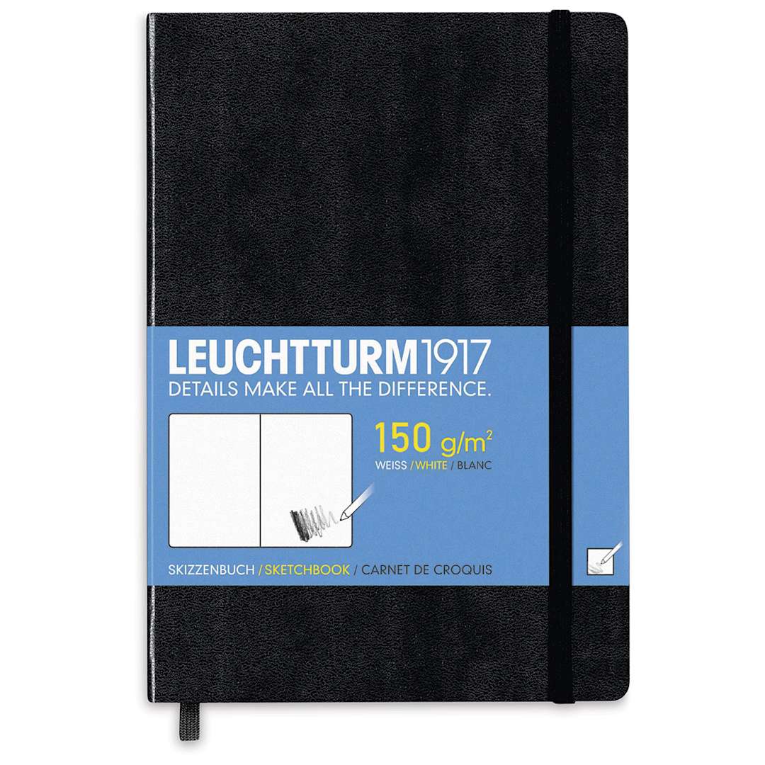 Open in modal - Leuchtturm1917 Sketchbook - Black, Portrait, 5-3/4" x 8-1/4"