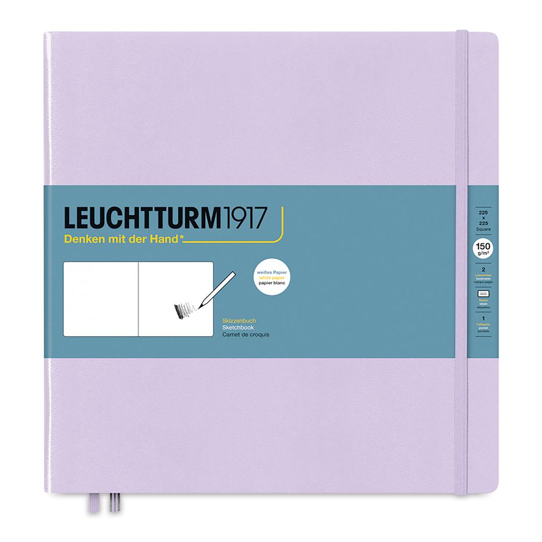 Open in modal - Leuchtturm1917 Sketchbook - Lilac, 8-7/8" x 8-7/8"