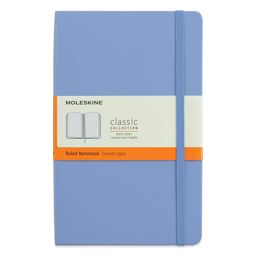 Open in modal - Moleskine Classic Hardcover Notebook - Hydrangea, Ruled, 8-1/4" x 5"
